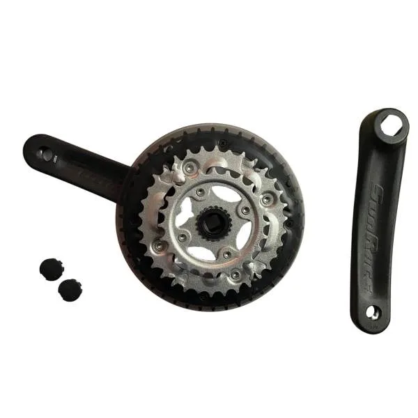 Sunrace crankset derailleur 42/34/24T