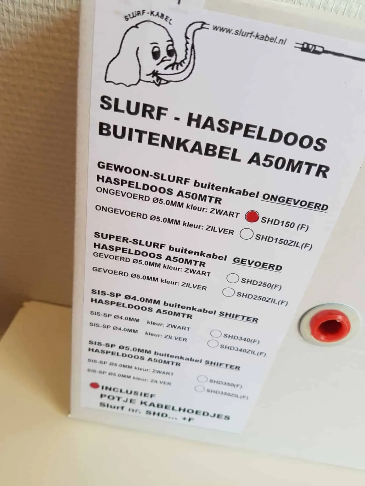 Rol buitenkabel Slurf remkabel 50 meter 2