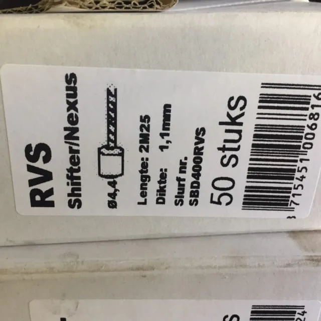 Shimano Nexus versnellingskabel per stuk. Universele versnelling kabel - Afbeelding 2