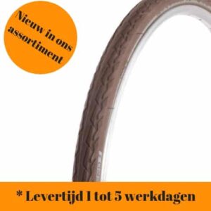 Buitenband bruin 28x1 5/8 (37-622)