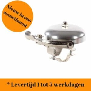 Retro fietsbel zilver
