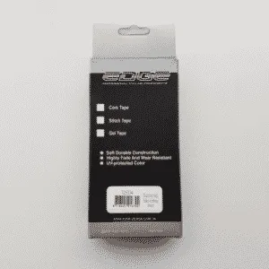 Stuurlint set nep leer Edge - zwart