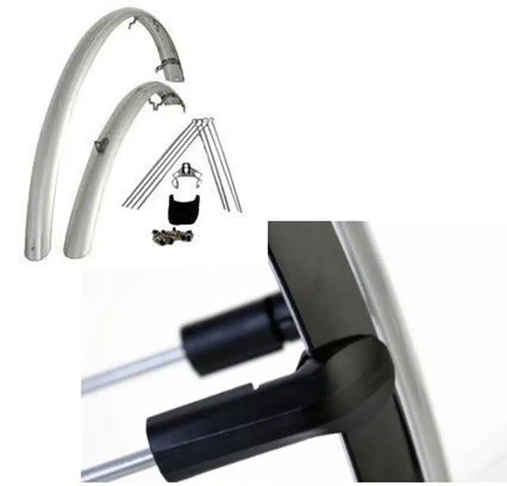 Spatborden Kunststof grijs Rapido 28''