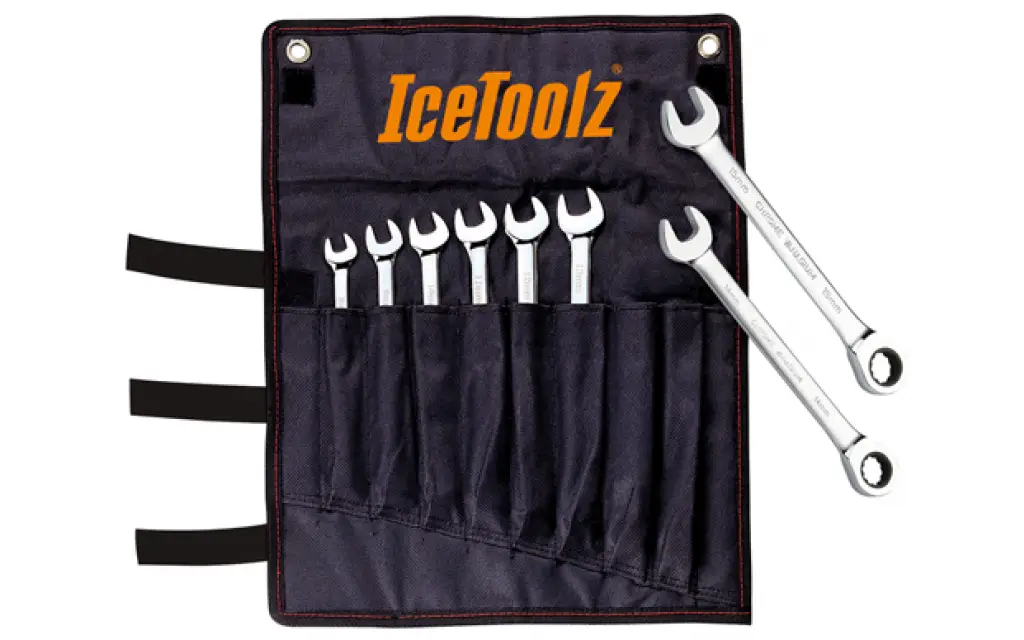 Icetoolz Steek ring/ratel sleutel set. Steek ring sleutels