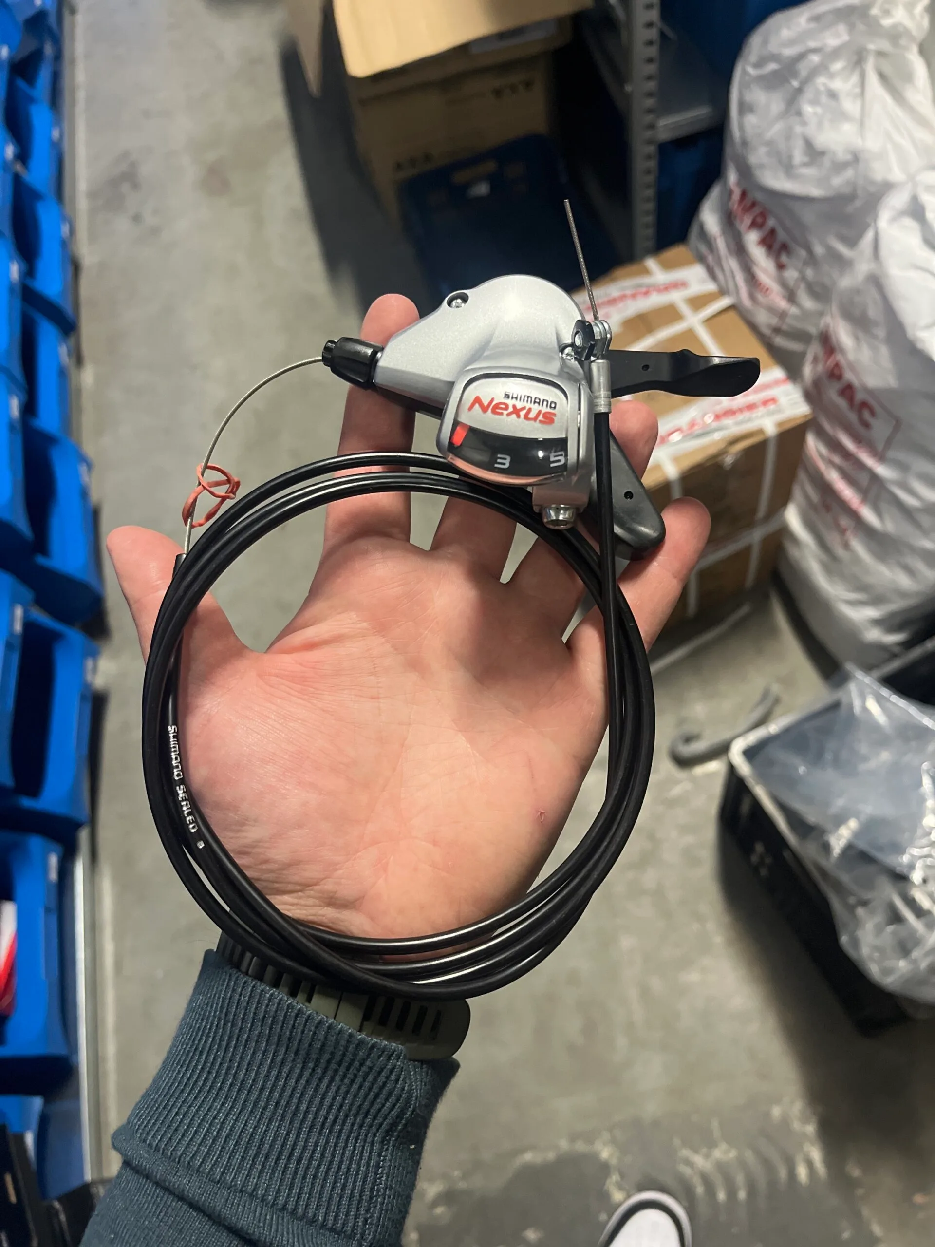 OPRUIMING! Duim versteller Shimano Nexus 5