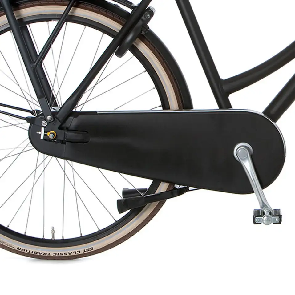 Cortina kettingkast lakdoek U4 28 inch jet black matt zwart