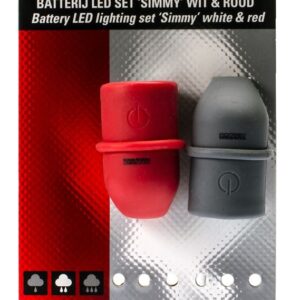 Simson Simmy Batterij LED set. 3 LED's. 29 LUX/13.5 LUX
