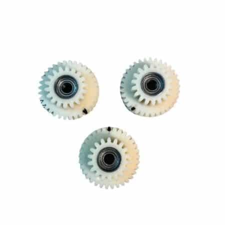 36T Nylon Tandwiel Met 70mm Koppelingsset – Vervangingsonderdelen Voor 250W/350W Middenaandrijfmotor Elektrische Fiets (3 Stuks Tandwielen + Koppeling)