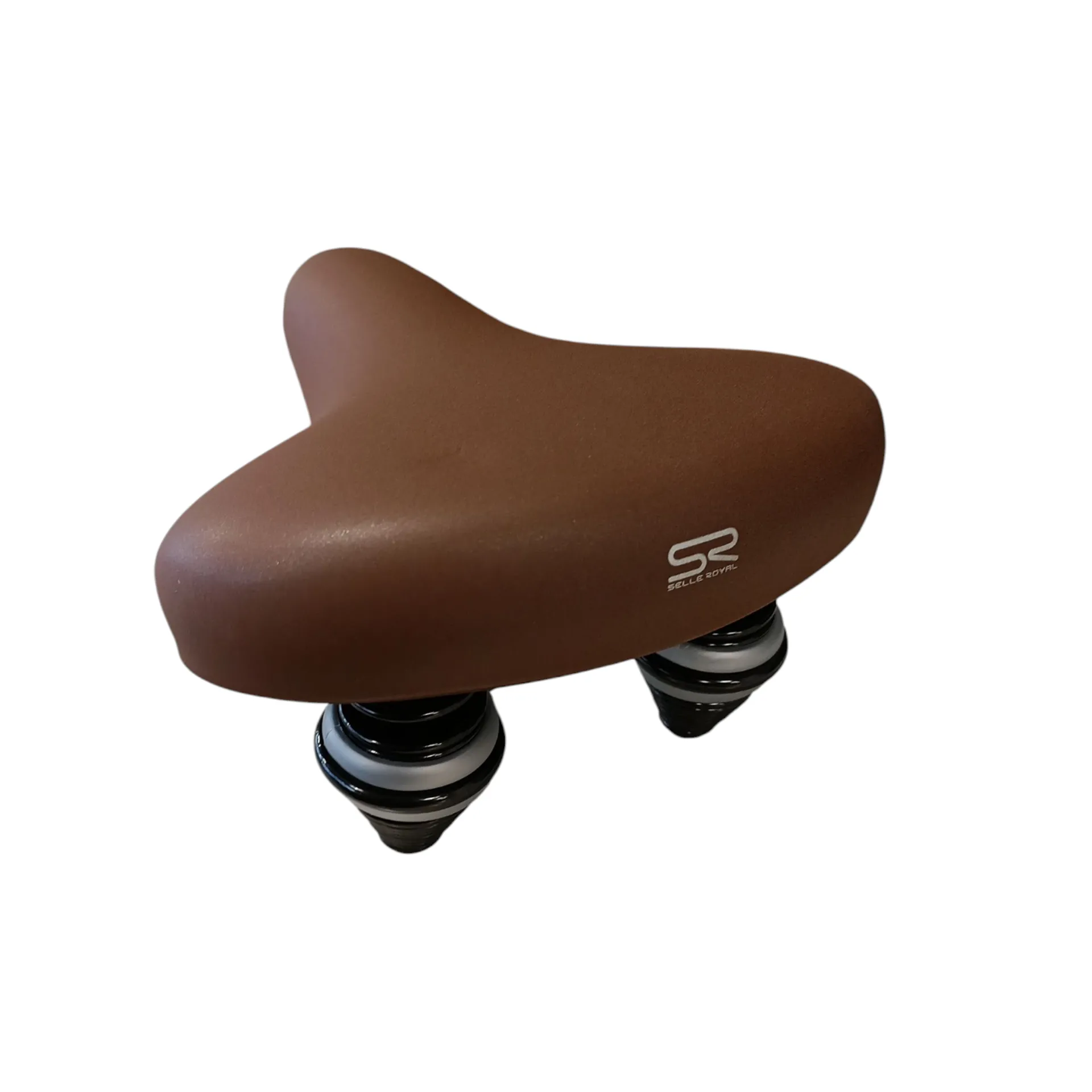 Selle Royal zadel Bruin met hangveren (partij)