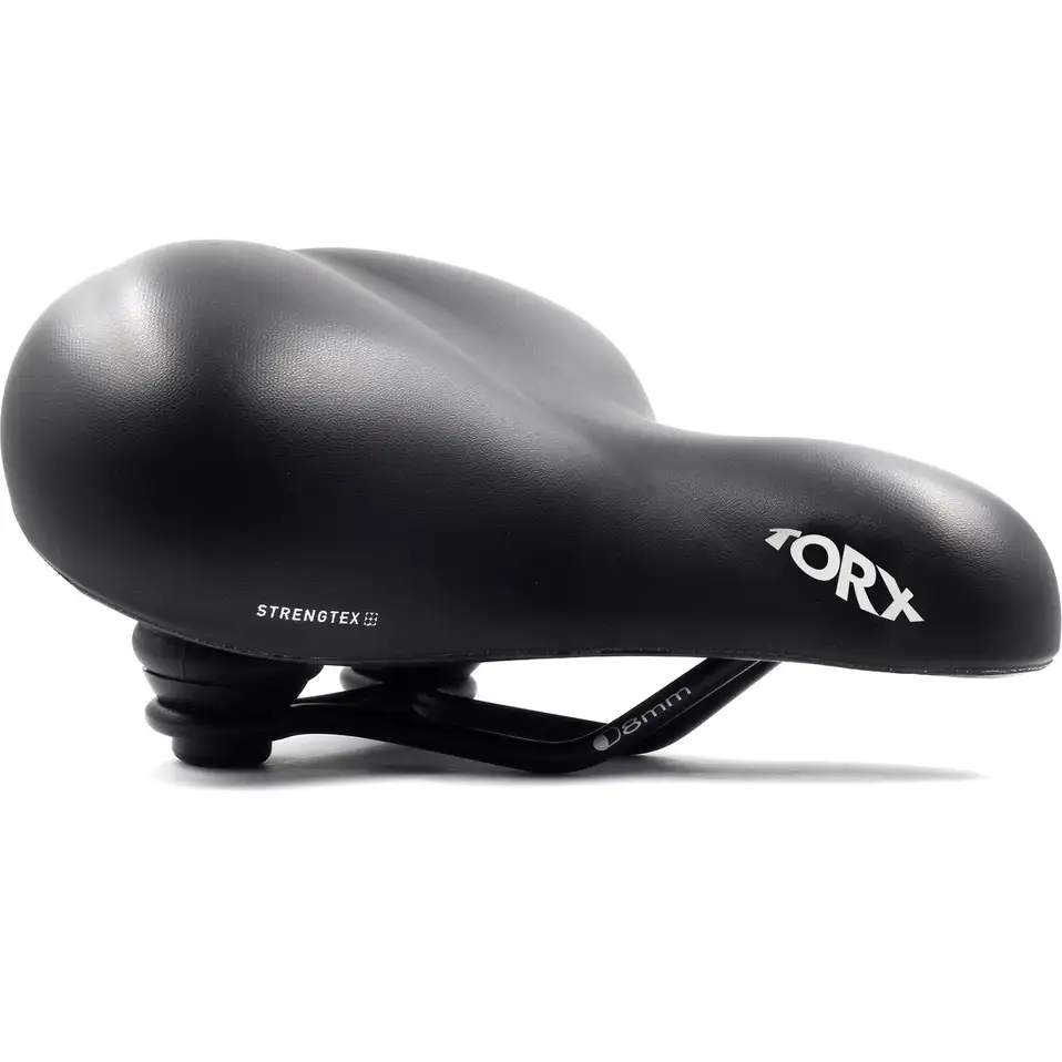 Selle Royal Torx Sterk Fietszadel – Relaxed, Breed Comfortzadel met Gelvulling (Tot 150 kg)