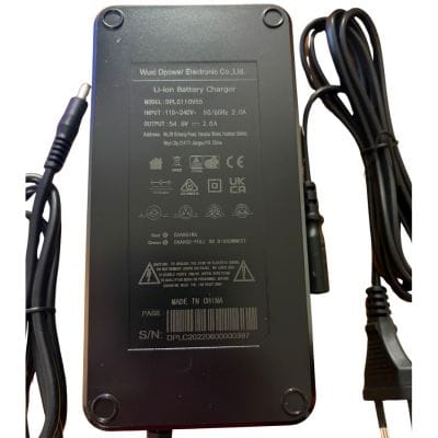 Fatbike lader single pin 54.6V
